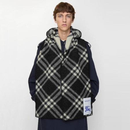 버버리 남/녀 체크 후드 스카프 - Burberry Unisex Checked Hooded Scarf - acc5988x
