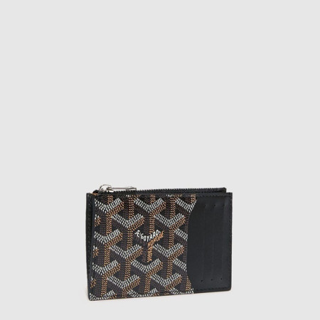 고야드 남/녀 부르봉 지퍼 카드 홀더 - Goyard Unisex Bourbon Zipper Card Holder - gow409x