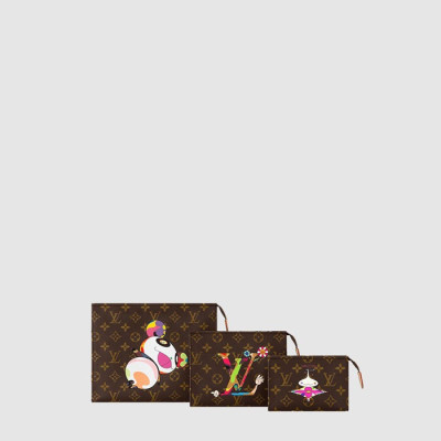 루이비통 남성 LV x TM 트리오 토일레트리 파우치 M13762 - Louis vuitton Mens LV x TM Trio Toiletry Pouch - lvb11781x