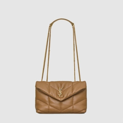 입생로랑 여성 루루 푸퍼 퀄팅 스몰 체인백 - Saint Laurent Womens Loulou Puffer Bag - ysb11845x