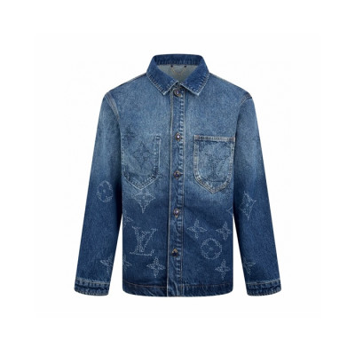 루이비통 남성 셔츠 자켓 - Louis vuitton Mens Shirt Jacket - lvc9690x