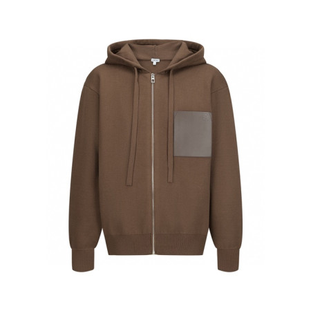 로에베 남성 집업 후드티 - Loewe Mens Zip-up Hoodie - loc9698x