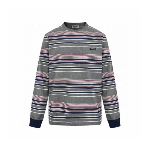 미우미우 남성 라운드 긴팔티 - Miumiu Mens Round Tshirt - mic9709x