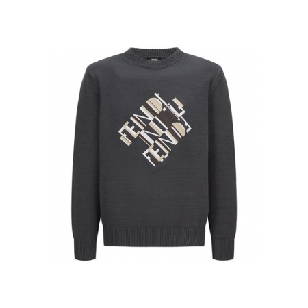 펜디 남성 라운드 스웨터 - Fendi Mens Round Sweater - fec9718x