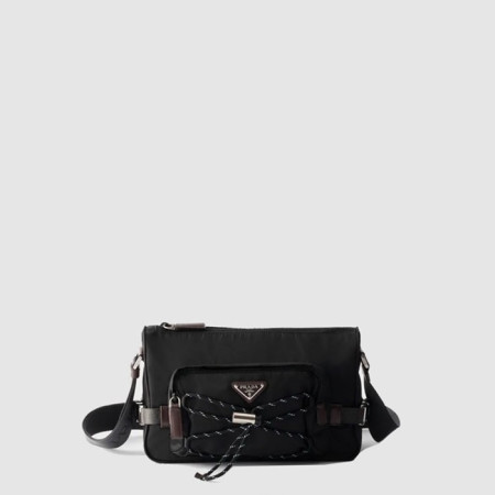 프라다 남성 스피드록 리나일론 가죽 숄더백 2VH192 - Prada Mens Speedlock Re-Nylon Leather Shoulder Bag - prb12128x