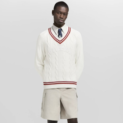 루이비통 남성 브이넥 스웨터 - Louis vuitton Mens V-neck Sweater - lvc9753x