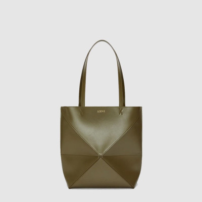 로에베 여성 미디엄 퍼즐 폴드 토트 - Loewe Womens Medium Puzzle Fold Tote - lob12133x