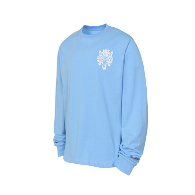 크롬하츠 남성 라운드 긴팔티 - Chrome Hearts Mens Round Tshirt - chc12139x