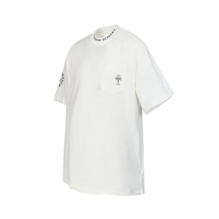 크롬하츠 남성 라운드 반팔티 - Chrom Hearts Mens Round Tshirt - chc12151x