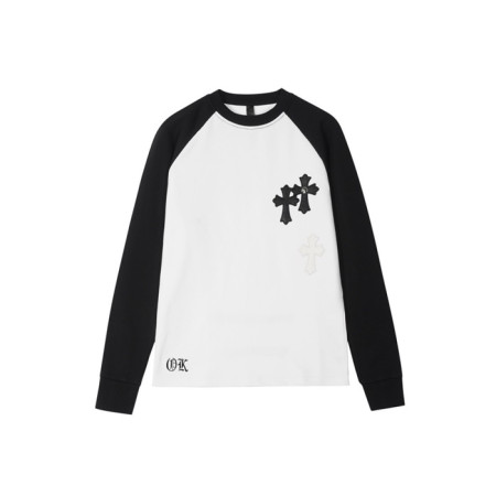 크롬하츠 남성 라운드 긴팔티 - Chrome Hearts Mens Round Tshirt - chc12161x