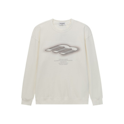 발렌시아가 남성 라운드 긴팔티 - Balenciaga Mens Round Tshirt - bac12165x