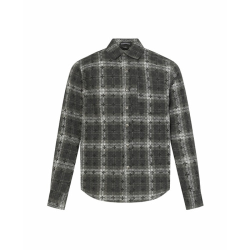 크롬하츠 남성 체크 셔츠 - Chrom hearts Mens Flanner Shirts - chc12176x