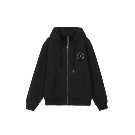 크롬하츠 남성 집업 후디 - Chrom hearts Mens Zip-up Hooded - chc12191x