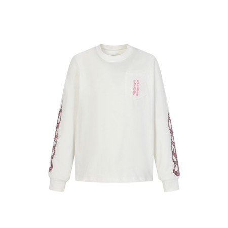 크롬하츠 남성 라운드 긴팔티 - Chrome Hearts Mens Round Tshirt - chc12200x