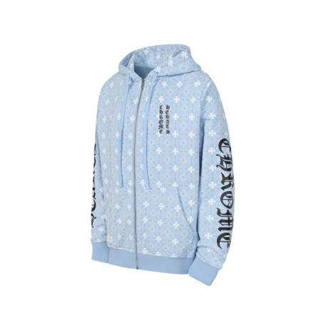 크롬하츠 남성 집업 후디 - Chrom hearts Mens Zip-up Hooded - chc12202x