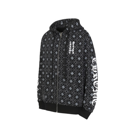 크롬하츠 남성 집업 후디 - Chrom hearts Mens Zip-up Hooded - chc12204x