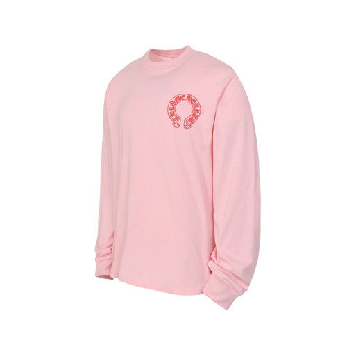 크롬하츠 남성 라운드 긴팔티 - Chrome Hearts Mens Round Tshirt - chc12224x