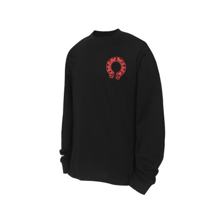 크롬하츠 남성 라운드 긴팔티 - Chrome Hearts Mens Round Tshirt - chc12226x