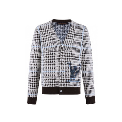루이비통 남성 브이넥 가디건 - Louis vuitton Mens V-neck Cardigan - lvc12245x