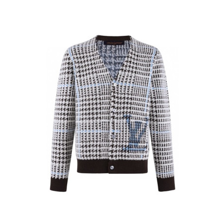 루이비통 남성 브이넥 가디건 - Louis vuitton Mens V-neck Cardigan - lvc12245x