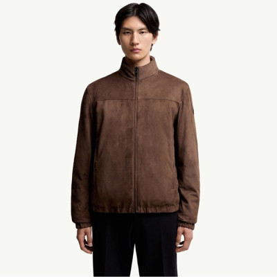 몽클레어 남성 가죽 자켓 - Moncler Mens Leather Jacket - moc12255x