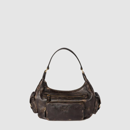 미우미우 여성 나파 가죽 포켓 백 - Miumiu Womens Nappa Leather Pocket Bag - mib12143x