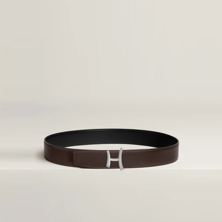 에르메스 남성 S Script 버클 리버서블 벨트 - Hermes Mens S Script Buckle Reversible Belt - bel423x