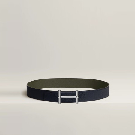 에르메스 남성 H Dancre 버클 리버서블 벨트 - Hermes Mens H Dancre Buckle Reversible Belt - bel424x