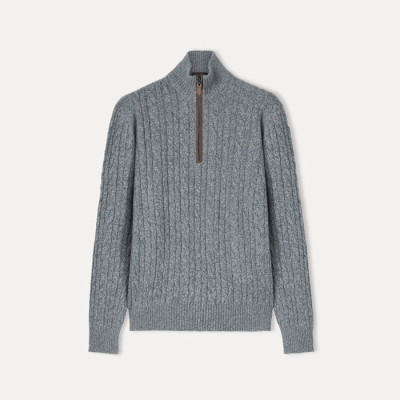 로로피아나 남성 집업 스웨터 - Loro Piana Mens Zip-up Sweater - lpc12331x