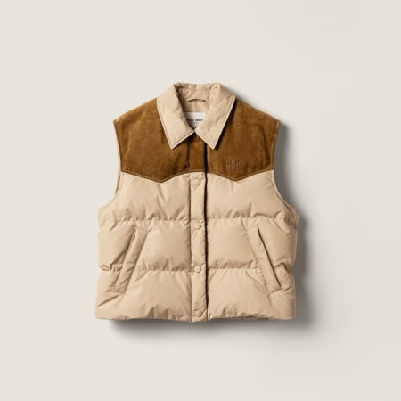 미우미우 여성 다운 베스트 - Miumiu Womens Down Best - mic12346x