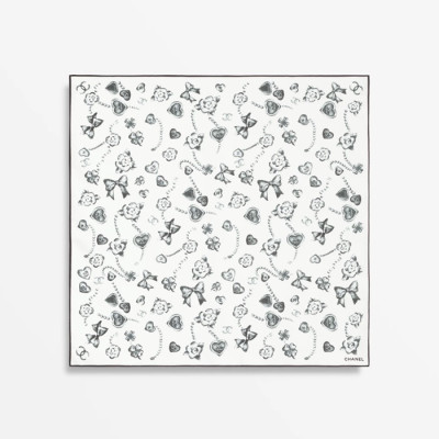 샤넬 여성 스퀘어 스카프 - Chanel Womens Square Scarf - acc6199x