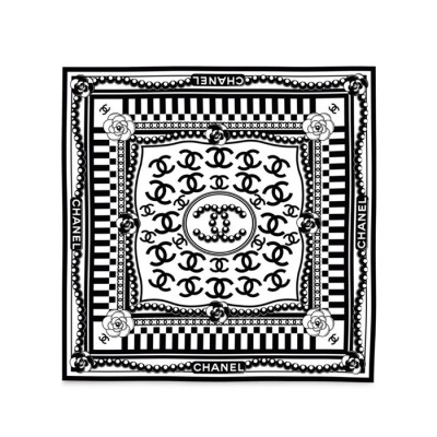 샤넬 여성 까멜리아 스퀘어 스카프 - Chanel Womens Camellia Square Scarf - acc6201x