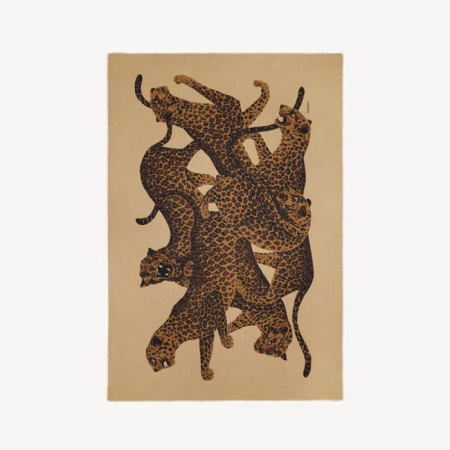 입생로랑 여성 레오파드 스톨 - Saint Laurent Womens Leopard Stole - acc6202x