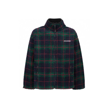 미우미우 남/녀 집업 자켓 - Miumiu Unisex Zip-up Jacket - mic12351x