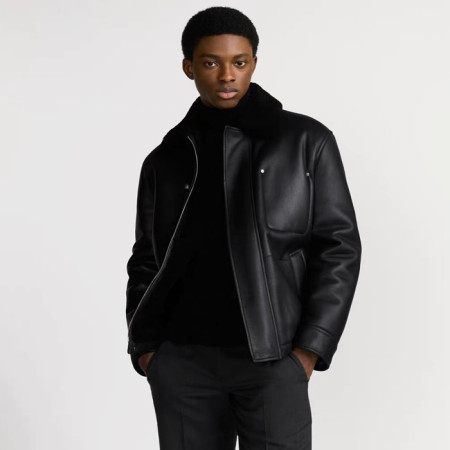 디올 남성 가죽 자켓 - Dior Mens Leather Jacket - dic12379x