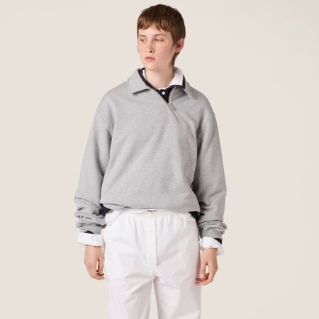 미우미우 여성 폴로 맨투맨 - Miumiu Womens Polo Tshirt - mic12446x