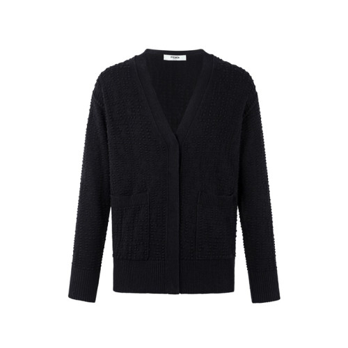 펜디 남성 브이넥 가디건 - Fendi Mens V-neck Cardigan - fec12456x