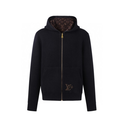 루이비통 남성 양면 후드 자켓 - Louis vuitton Mens Reversible Hood Jacket - lvc12458x