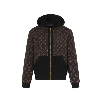 루이비통 남성 양면 후드 자켓 - Louis vuitton Mens Reversible Hood Jacket - lvc12458x