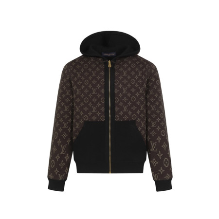 루이비통 남성 양면 후드 자켓 - Louis vuitton Mens Reversible Hood Jacket - lvc12458x
