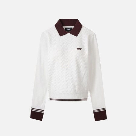 PXG 여성 칼라 포인트 스웨터 - gol1908x