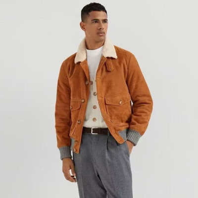 브루넬로쿠치넬리 남성 다운 재킷 - Brunello Cucinelli Mens Down Jacket - brc12496x