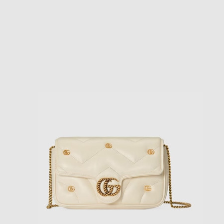 구찌 여성 GG 마몽 체인 숄더백 - Gucci Womens GG Marmont Chain Shoulder Bag - gub12563x