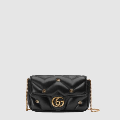 구찌 여성 GG 마몽 체인 숄더백 - Gucci Womens GG Marmont Chain Shoulder Bag - gub12564x