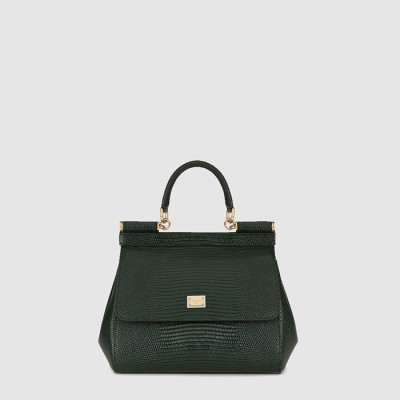 돌체앤가바나 여성 미디엄 시실리 핸드백 - Dolce&Gabbana Womens Medium Sicily Handbag - dob12582x