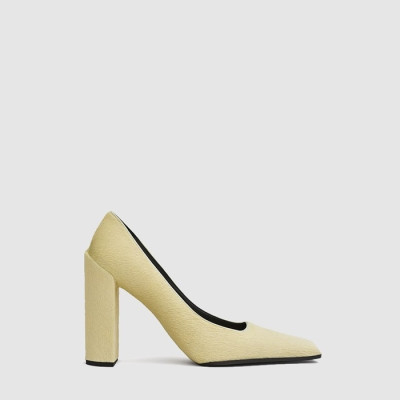 알라이아 여성 스퀘어 헤어카프 펌프스 - Alaia Womens Square Hair Calf Pumps - als8768x
