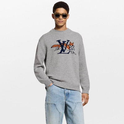 루이비통 남성 라운드 스웨터 - Louis vuitton Mens Round Sweater - lvc12538x