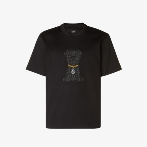펜디 남성 라운드 반팔 티셔츠 - Fendi Mens Round Tshirt - fec12559x
