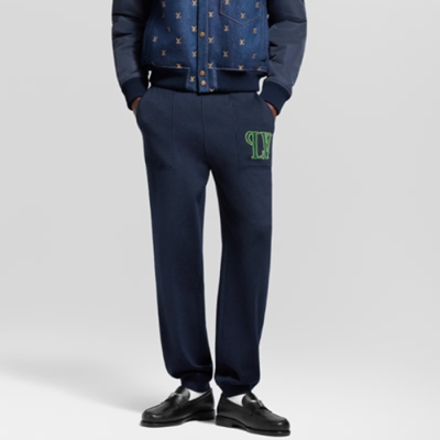 루이비통 남성 더블페이스 조깅 팬츠 - Louis vuitton Mens Jogging Pants - lvc12560x