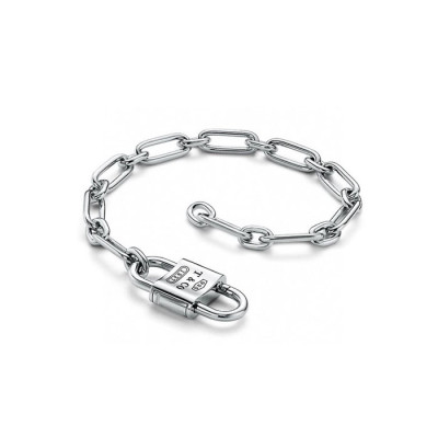 티파니 남/녀 미디엄 더블 락 브레이슬릿 - Tiffany Unisex Medium Double Lock Bracelet - acc6342x